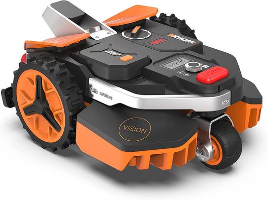 Mähroboter Worx Landroid Vision M600 PowerShare – Live‑Demo auf dem Rasen