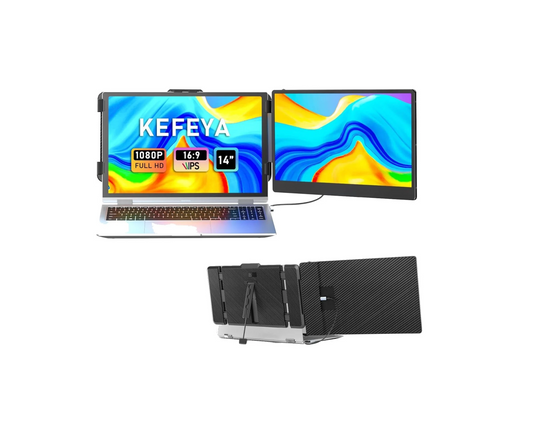 Kefeya S1: portable 14" FHD 1920×1080 Monitor-Erweiterung für Notebooks