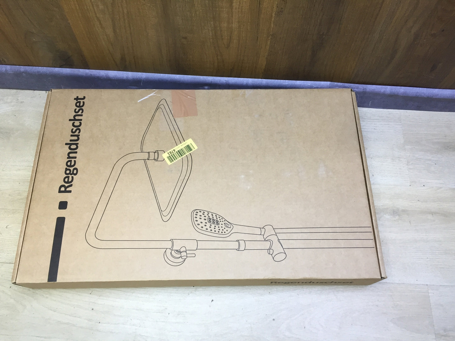 JOHO DE-2525-CP shower set with diverter, chrome shower system, I31951