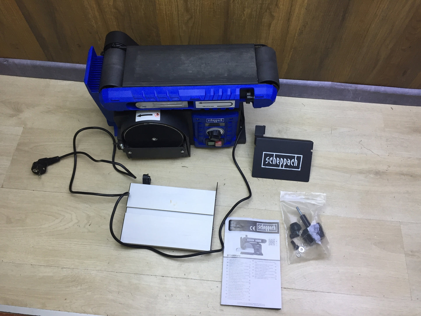 Scheppach Band- & Tellerschleifer BTS800Vario (5903313901), I31871