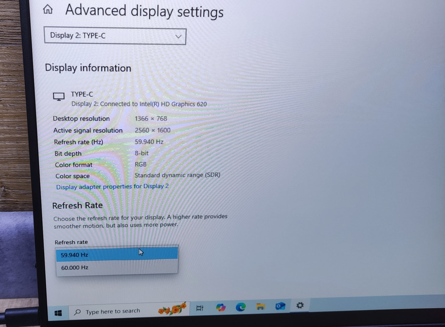Uperfect Portable Monitor 16" QHD 2560x1600 IPS LCD HDR USB-C HDMI Speaker
