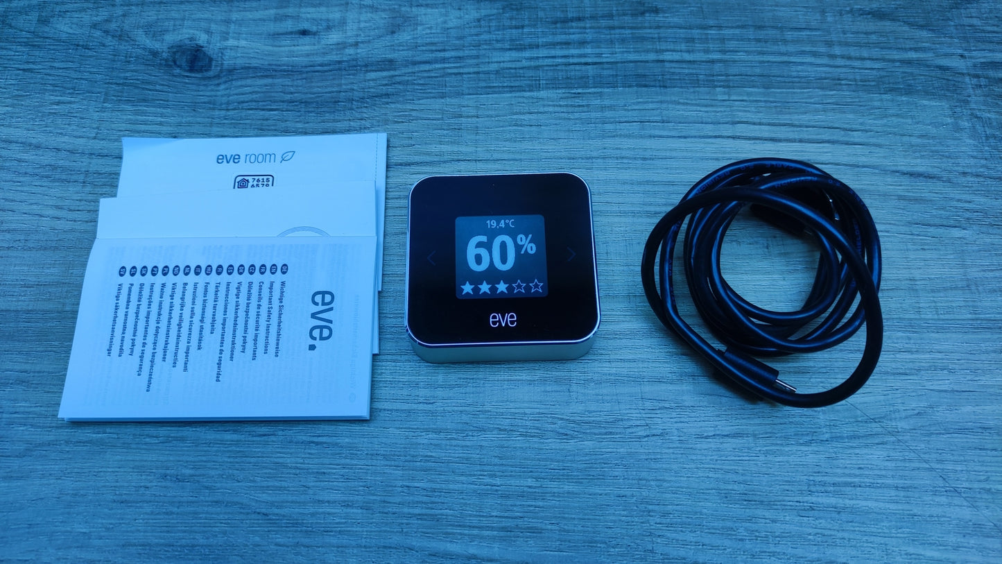 Eve Room 20EBX9901 Indoor Climate & Air Quality Monitor, I32757