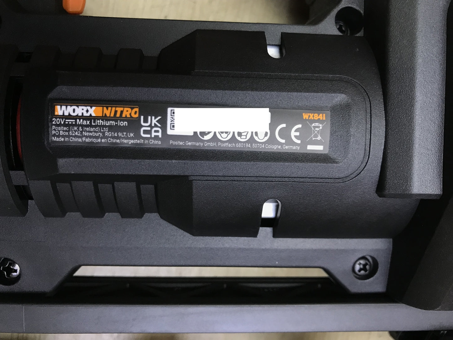 WORX WX841 Nitro 20V Akku-Nagler solo, Kabelloser Nagler, I31948