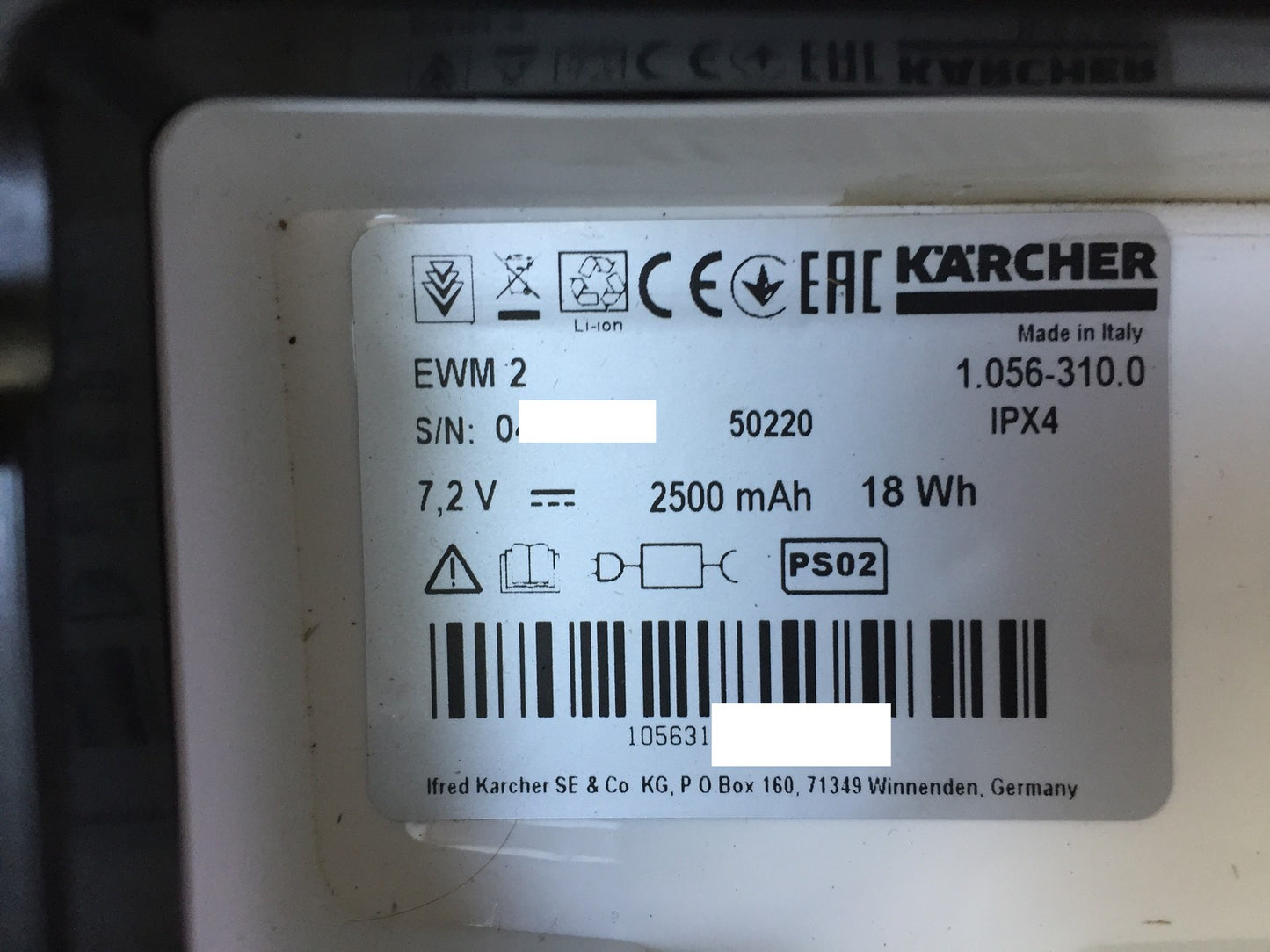 Kärcher Elektrischer Wischmopp EWM 2 (1.056-310.0), I33699
