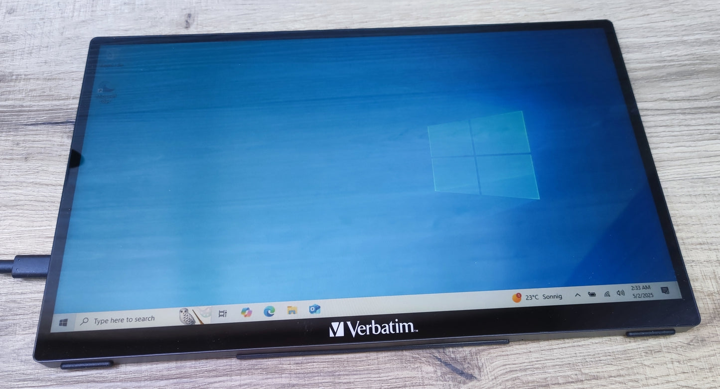 Verbatim PMT-14 Portable Touch Monitor 14" FHD 1920x1080 IPS HDMI USB-C 60Hz