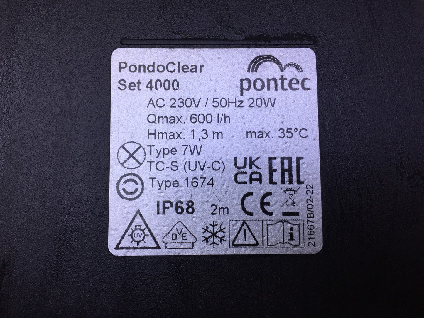 Pontec 51226 PondoClear Set 4000 Multi-stage filter system, I33208