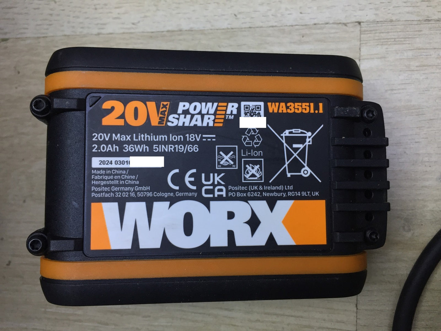 WORX Landroid Vision S250 Mähroboter WR202E, für Gärten bis 250m², I33592