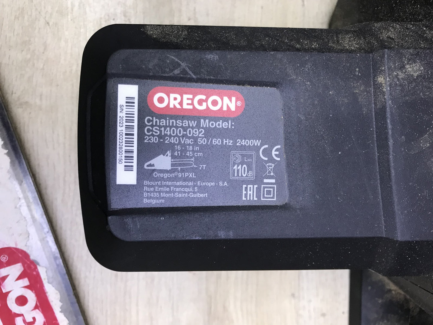 Oregon Elektro-Kettensäge CS1400-092, 2400 W, I33021