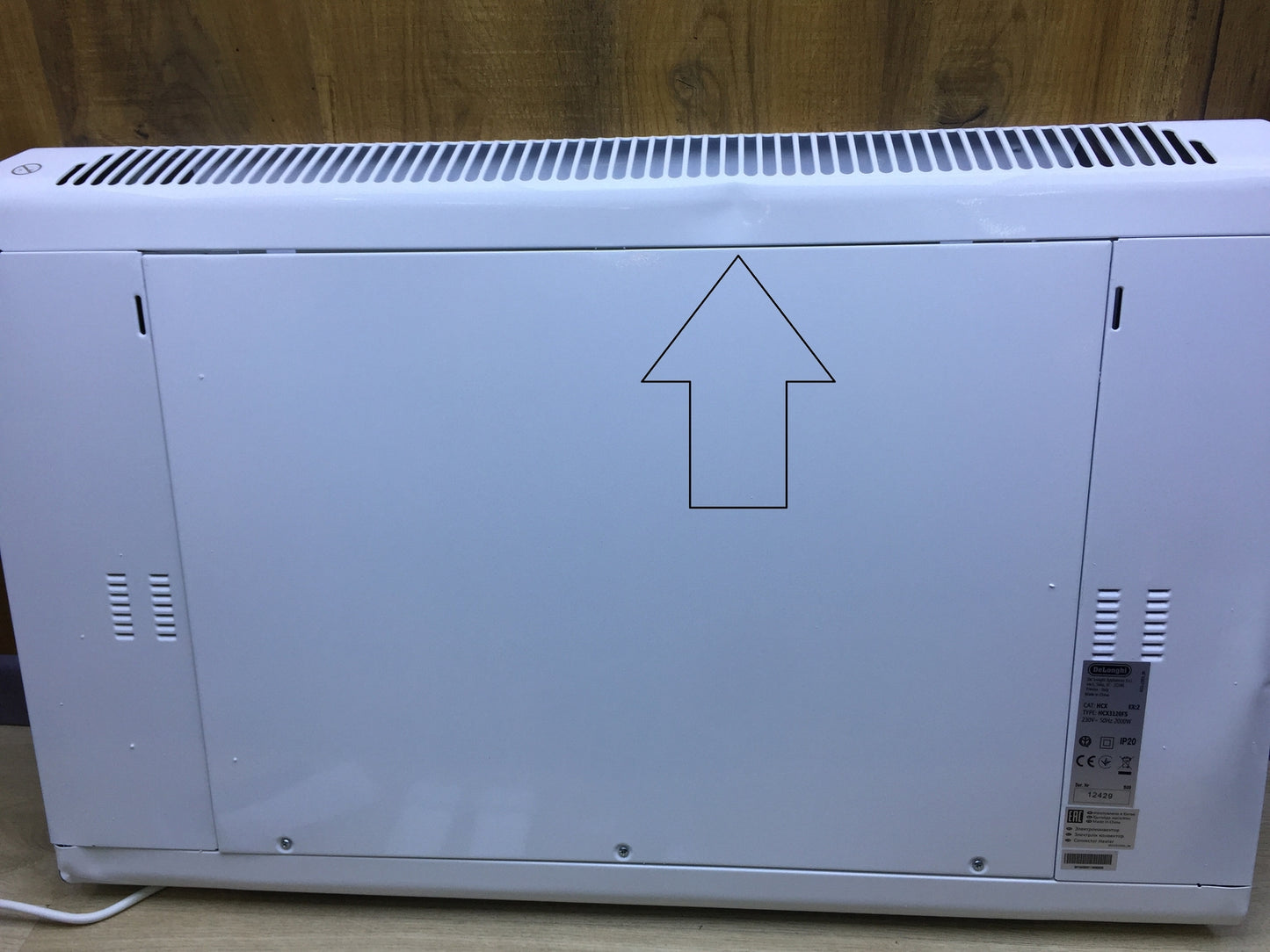 DeLonghi HCX 3120FS Slim Style freestanding convector 2000 W, I22805