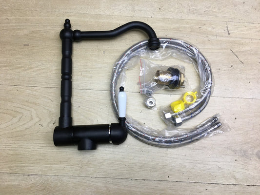 SJQKA Küchenarmatur, Wasserhahn Küche Schwarz, I34293