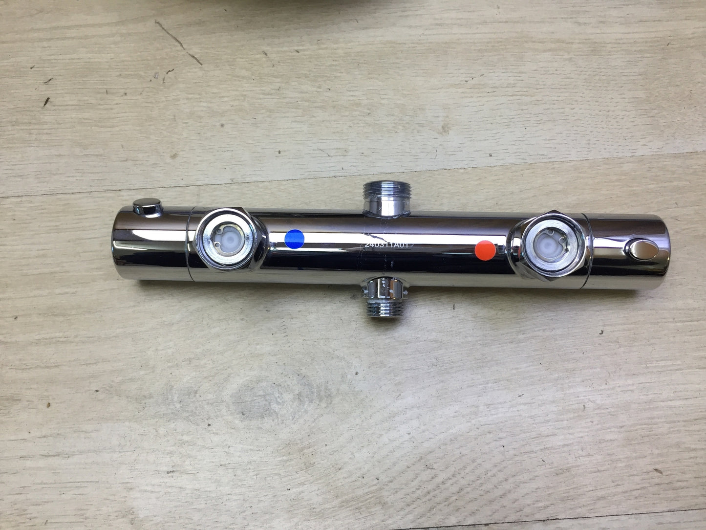 JOHO 304 Edelstahl Duschset mit Thermostat Duscharmatur Regendusche, I31757