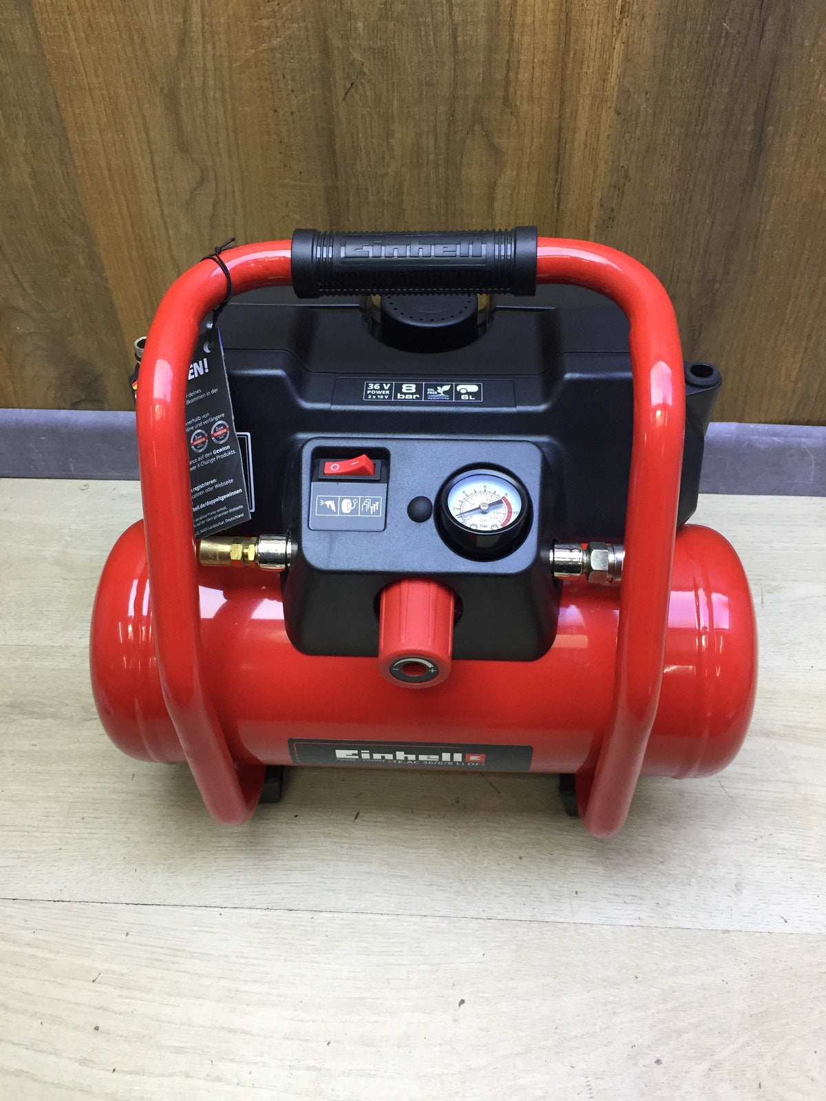 Einhell TE-AC 36/6/8 Li OF Akku-Kompressor-Set solo (4020450), I32061