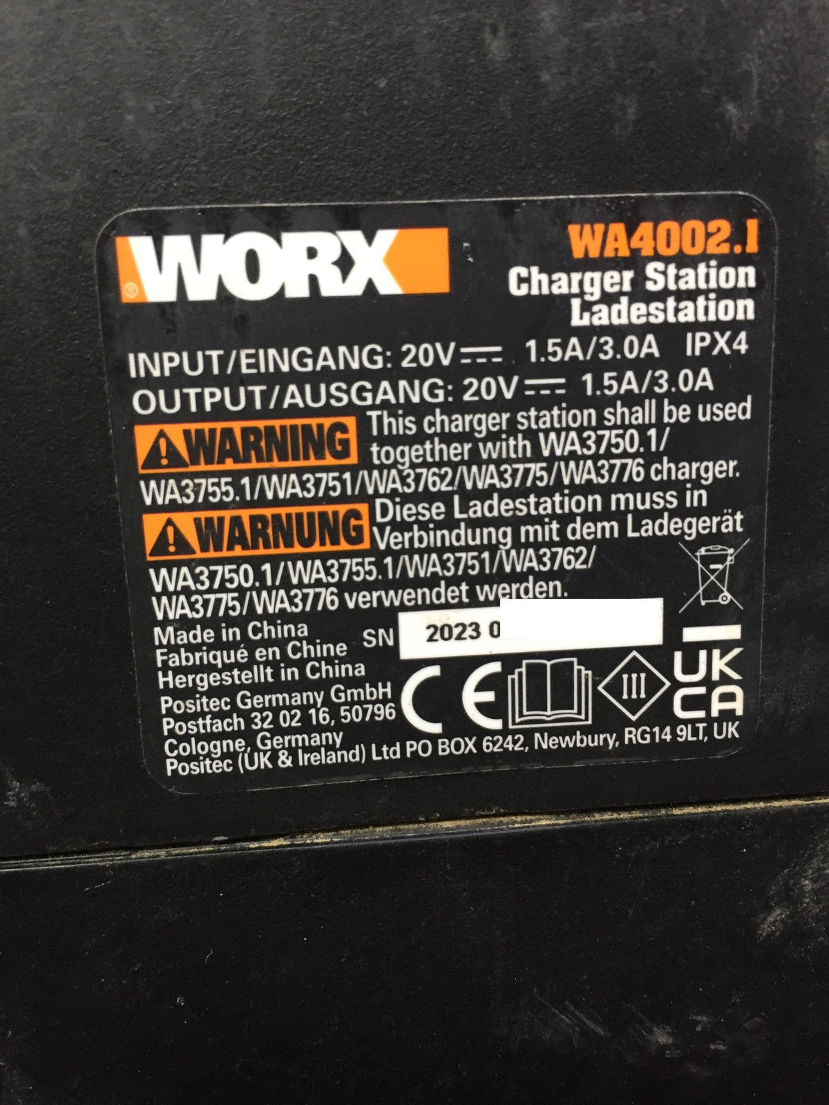 WORX Landroid M500 PLUS WR165E Robotic Lawnmower for up to 500 sqm with Wi-Fi, Bluetooth, I33540