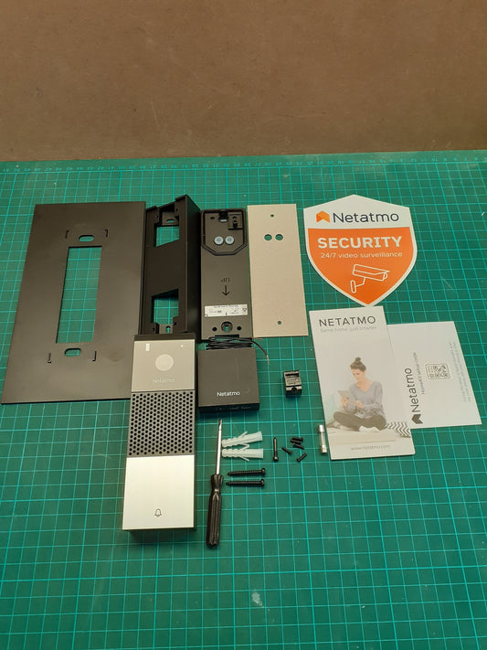 Netatmo Intelligente Video-Türklingel mit Kamera NDB-FR, WLAN, Audio, I04936