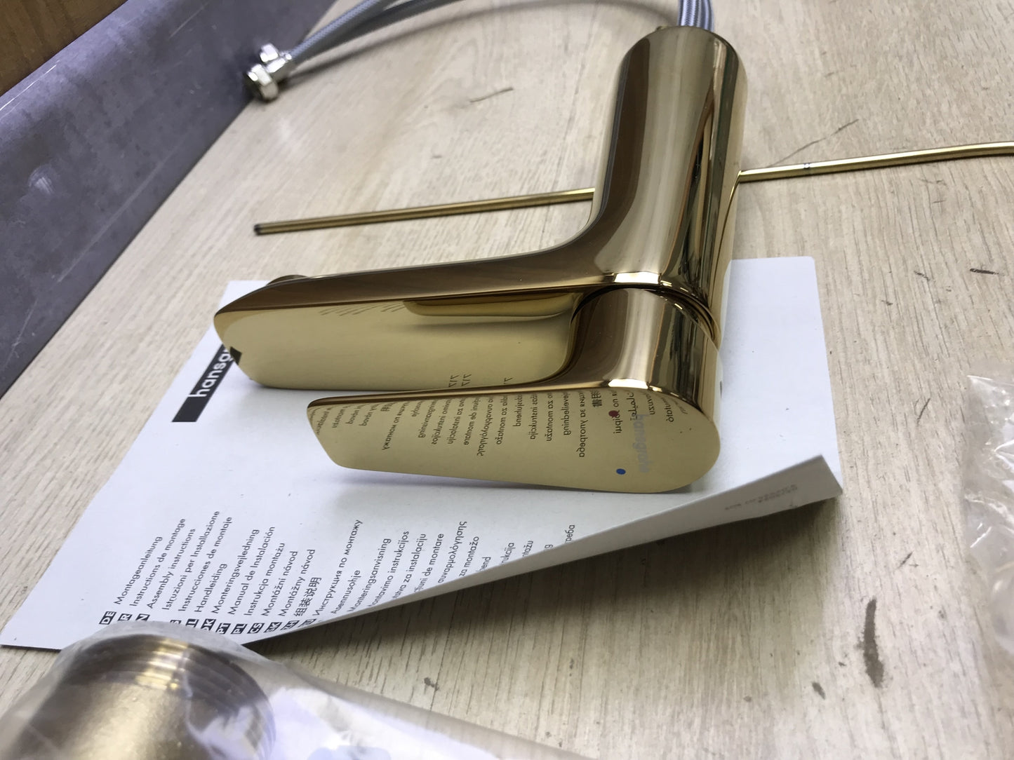 Hansgrohe 71710990 Talis E 110 faucet, Polished Gold Optic, I31603