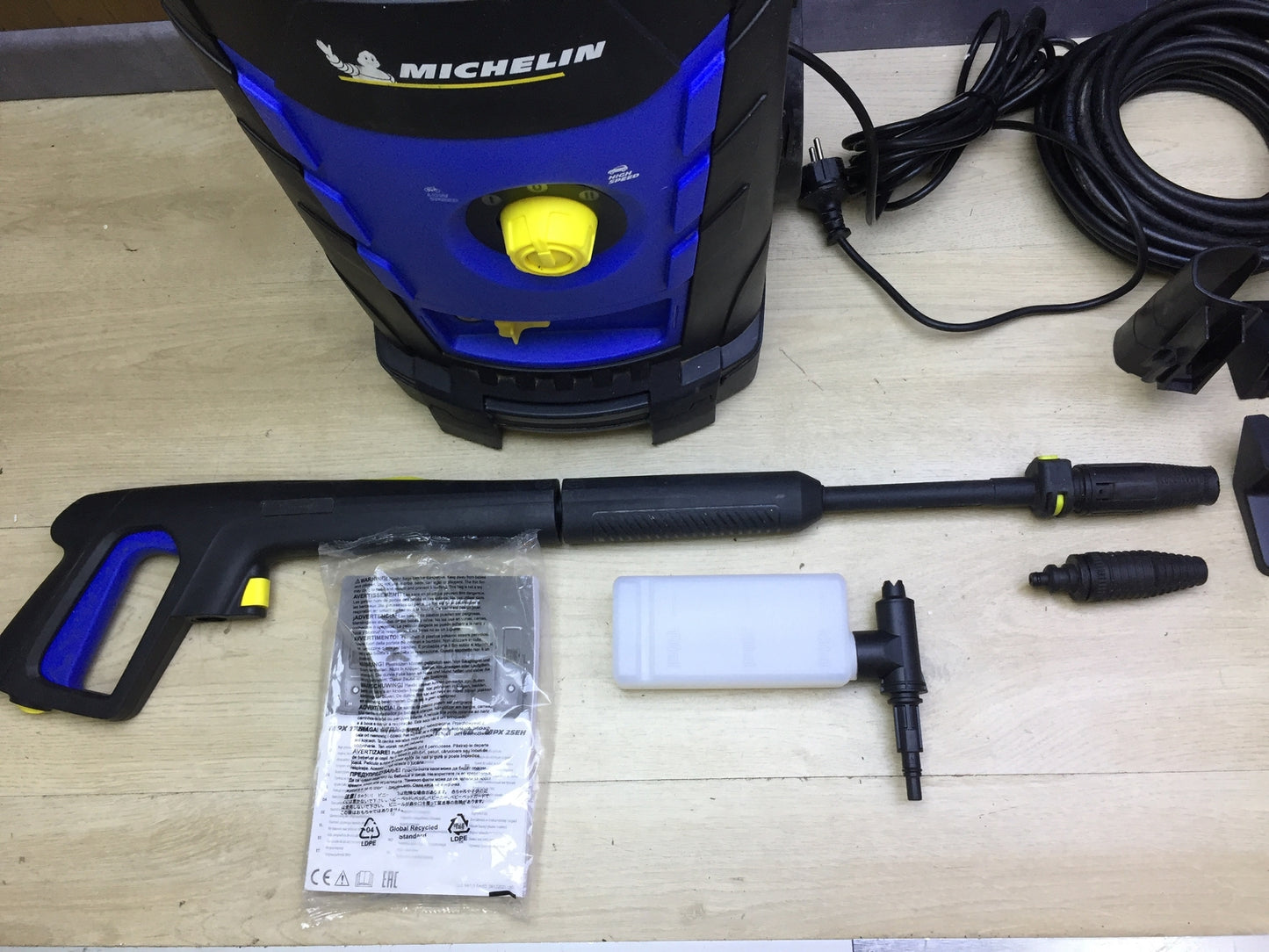 Michelin MPX25EH high-pressure cleaner 2500W 170 bar 500 l/h, I30533