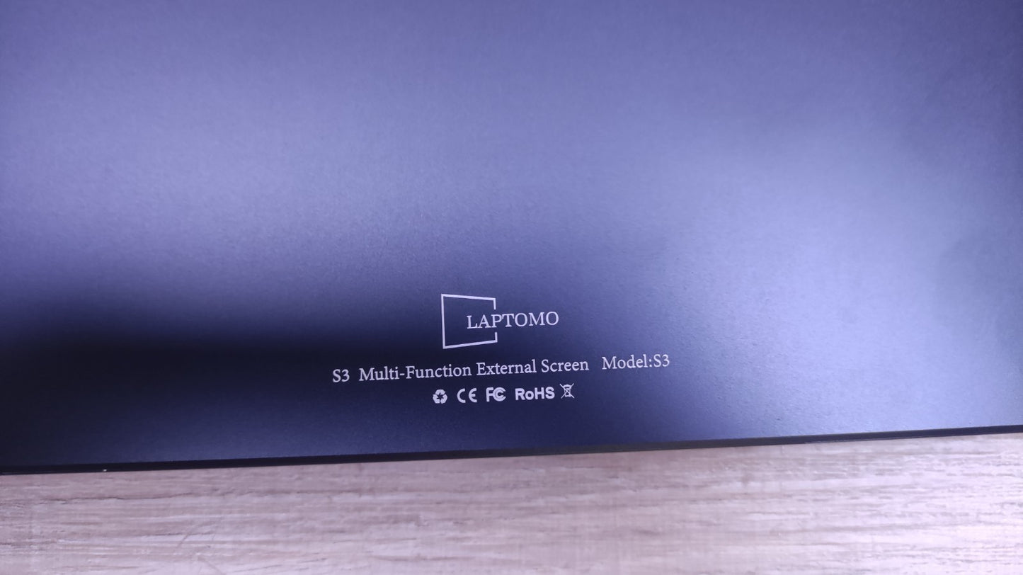 Laptomo S3 Portable Monitor Erweiterung für Laptop 14" FHD 1920x1080 HDMI USB-C