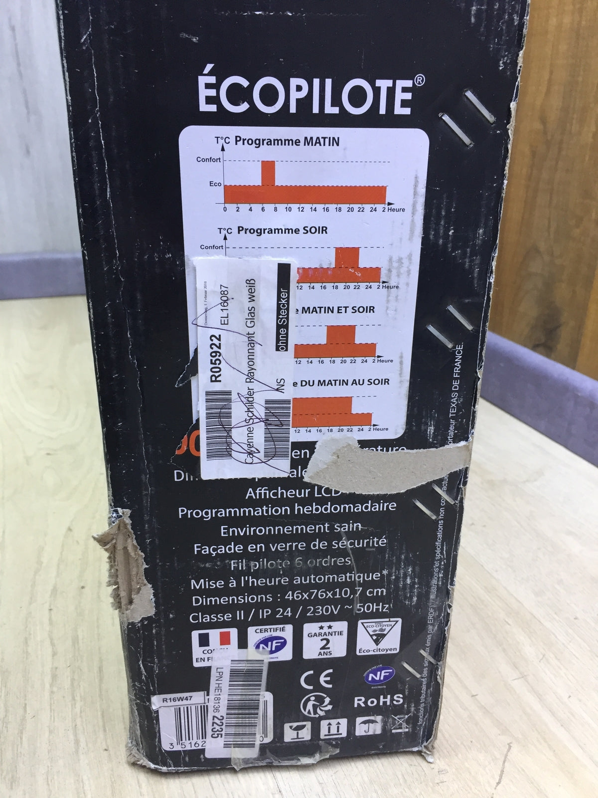 Carrera Elektroheizkörper Heizgerät 1500W mit LCD weiß I31559