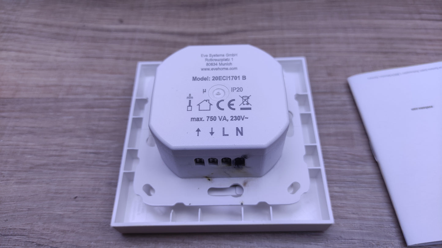 Eve Shutter Switch Smarte Rollladensteuerung mit integrierten Zeitplänen, I32573