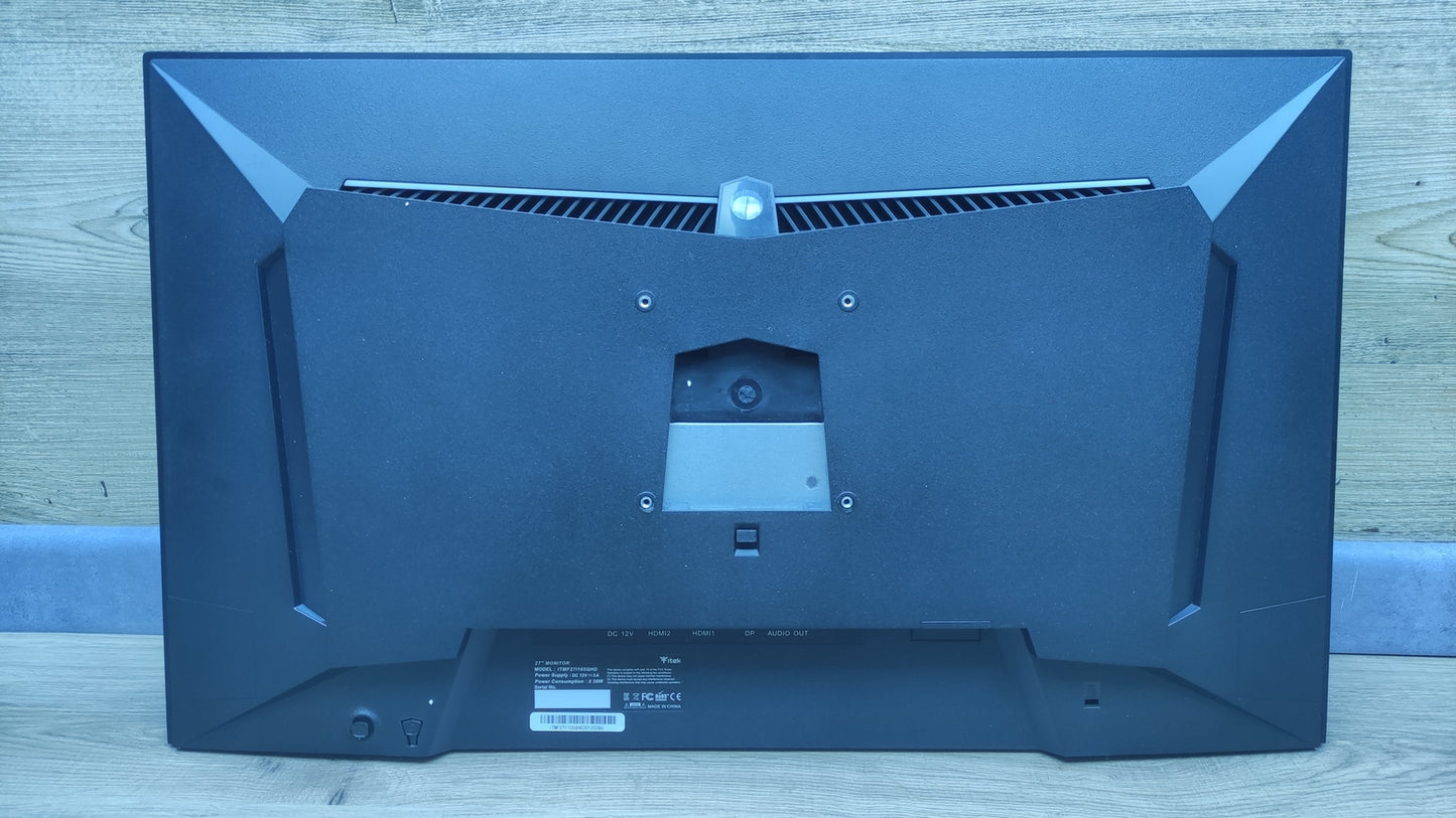 iTek GGF ITMF27I105QHD Monitor 27" WQHD 2560x1440 HDR NVIDIA G-Sync 100Hz 4ms