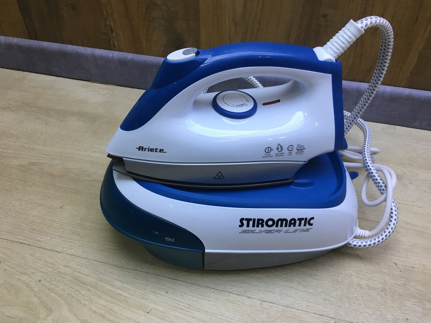 Ariete 5579 steam ironing station STIROMATIC SILVER LINE, I30622