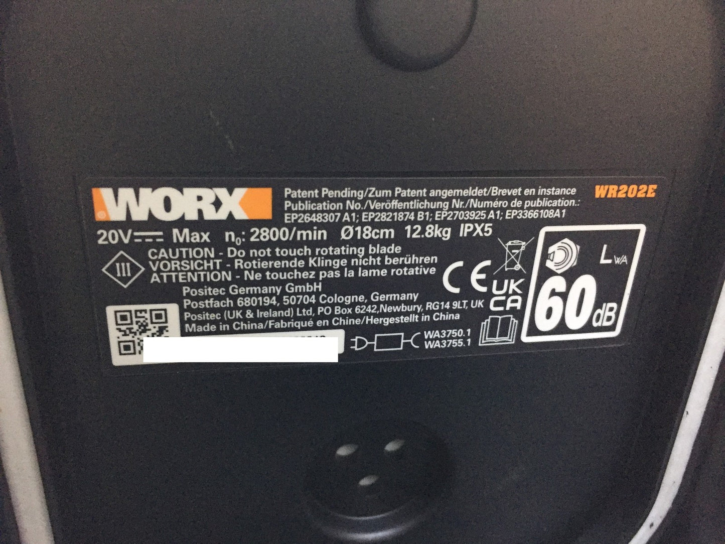 WORX Landroid Vision S250 Mähroboter WR202E, für Gärten bis 250m², I33584
