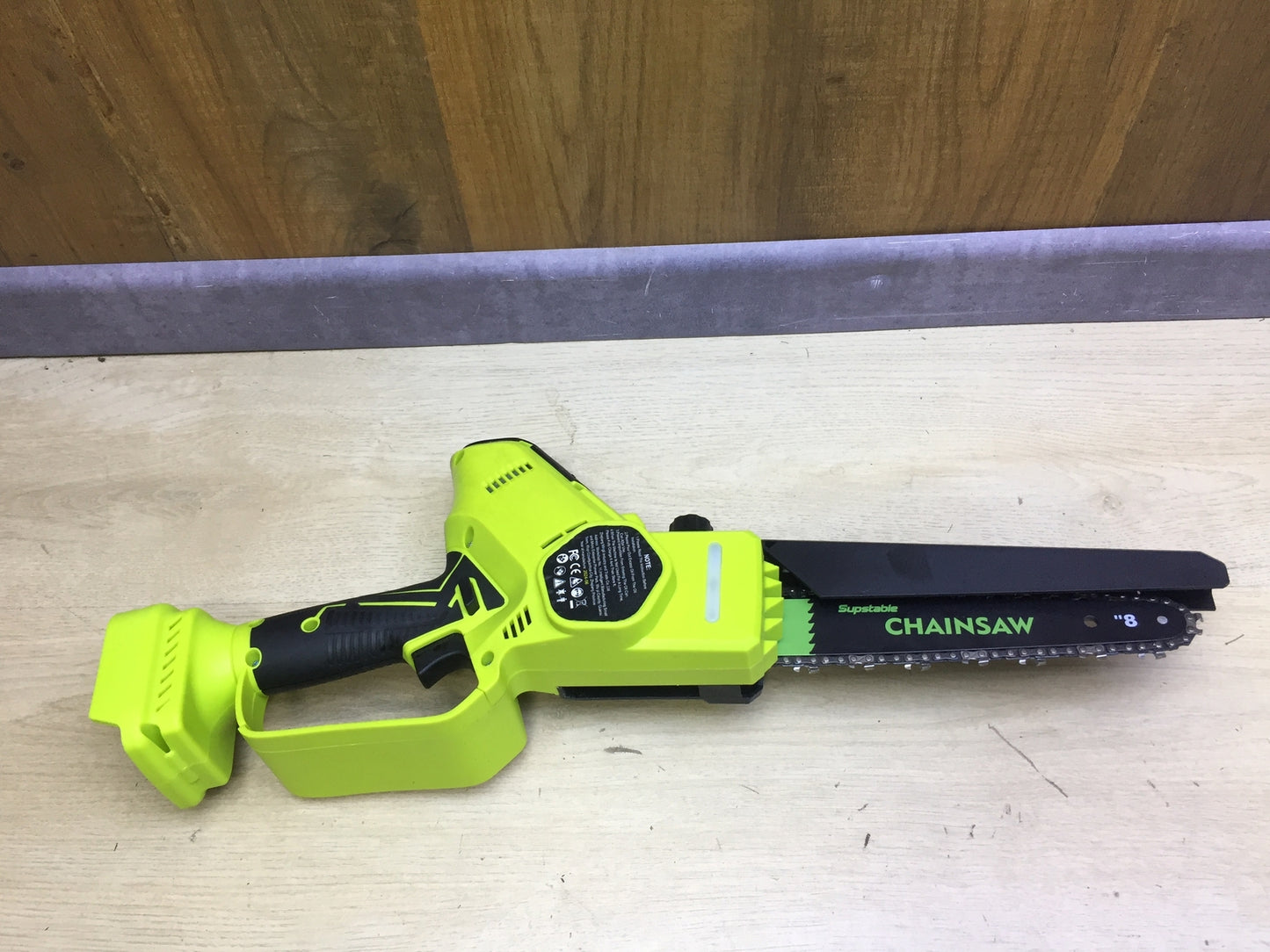 Supstable 10C13S mini chainsaw with 2x batteries, 8 inches, I31594