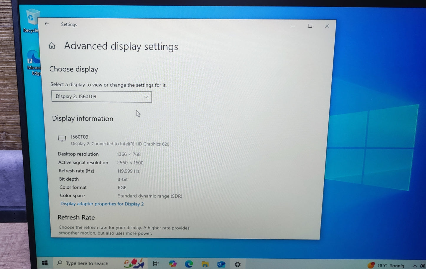 Uperfect Portable Monitor 16" QHD 2560x1600 IPS LCD HDR USB-C HDMI Speaker
