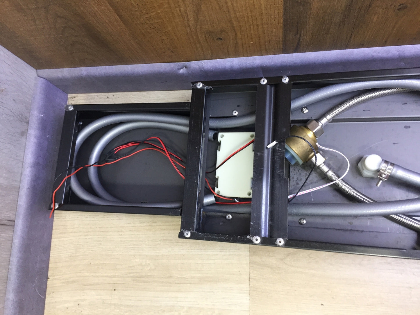 hevenaov Duschpaneel Schwarz LED Multifunktion, I32167