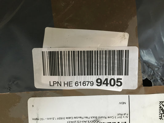 Ali's DIY 3183Y Flexibles Kabel, 3-adrig, rund, flexibel, 1,5 mm, 15 m, I12155