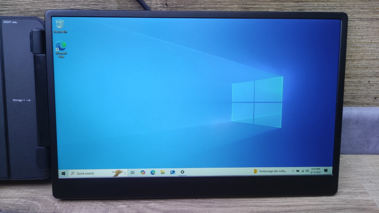 Teamgee S2 Portable Monitor Erweiterung für Laptop 14" FHD 1920x1080 HDMI USB-C