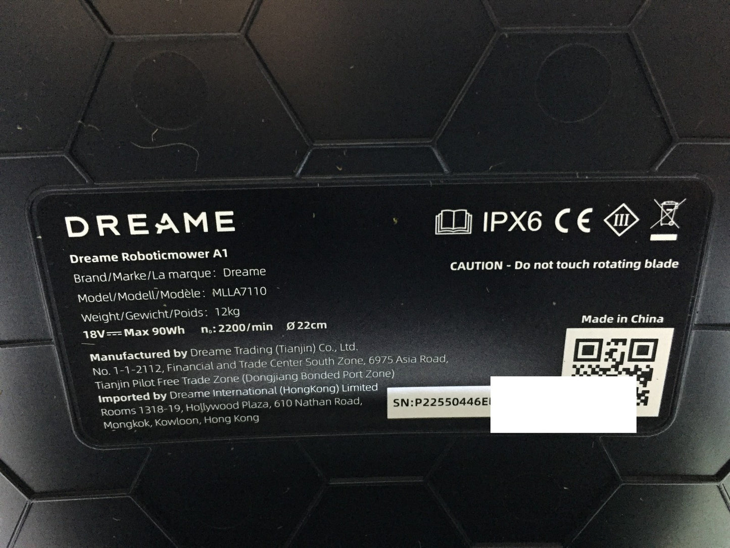 DREAME Intelligenter Mähroboter A1 (MLLA7110), I34062