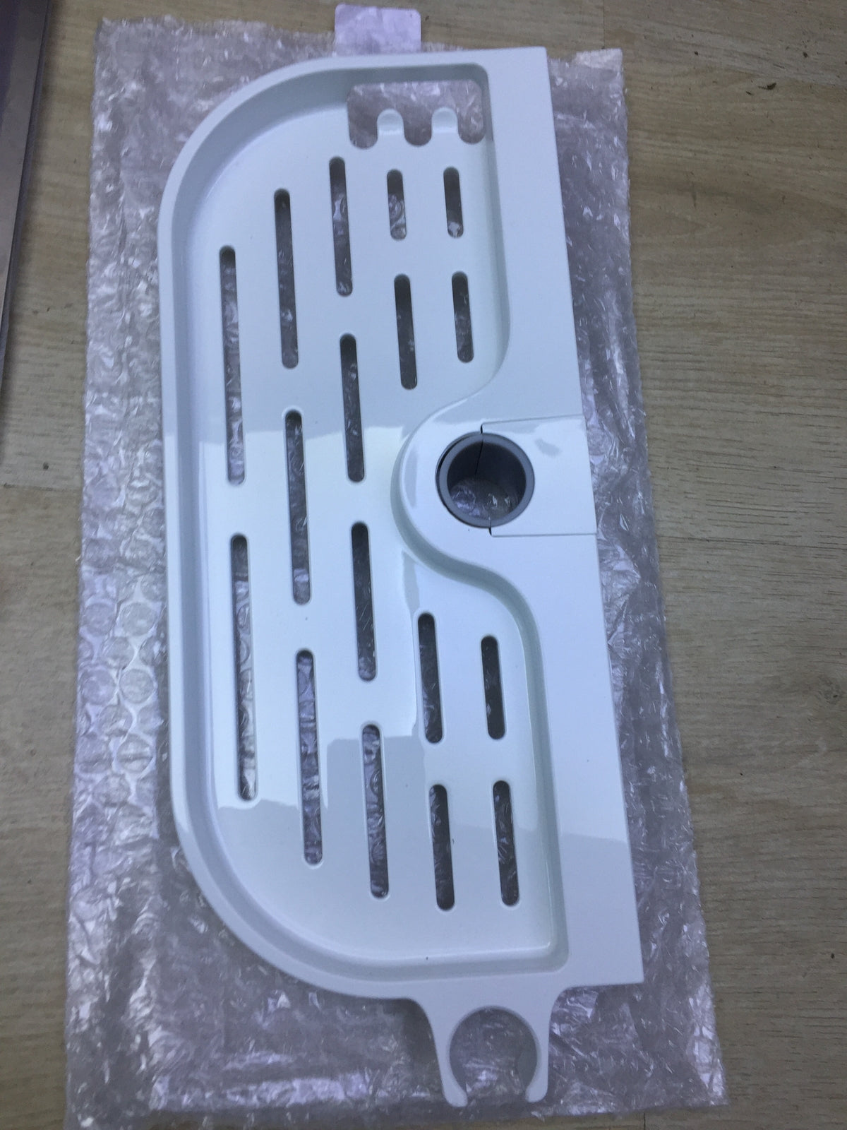 JOHO shower set with diverter and shelf chrome (head shower 25x25cm) I31911