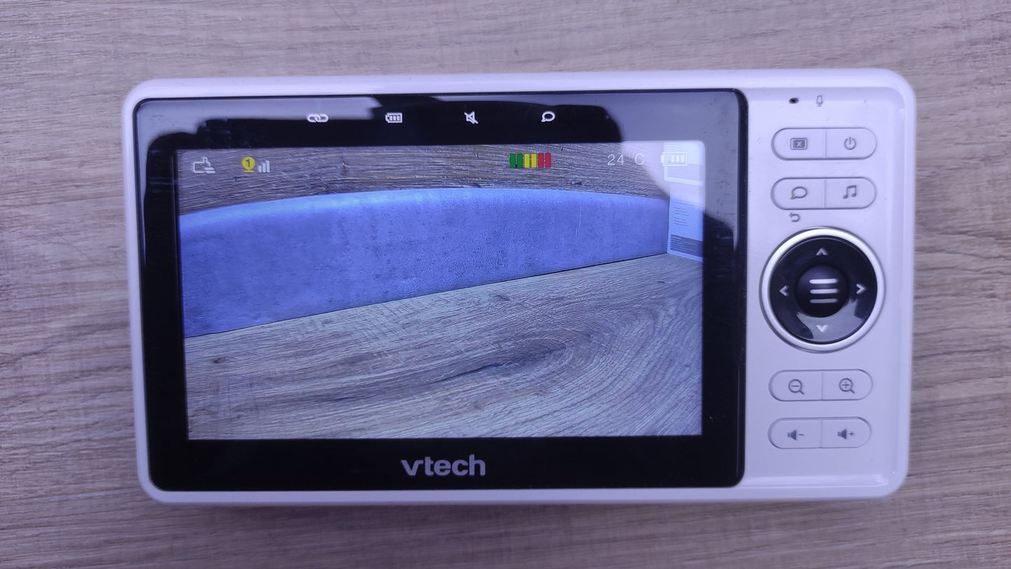 Vtech VM901-1W Babyphone, WiFi Camera, 5 Inch HD Display, I33596