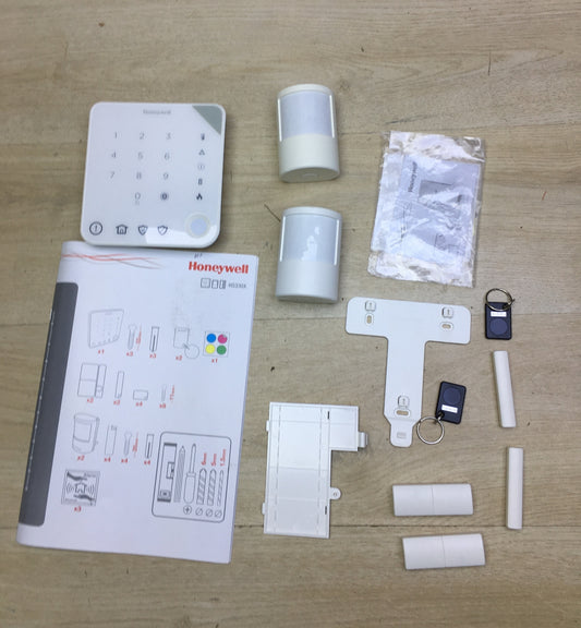 Honeywell Home Security Funk-Alarmanlagen Starter-Set HS330S, weiß, I31398