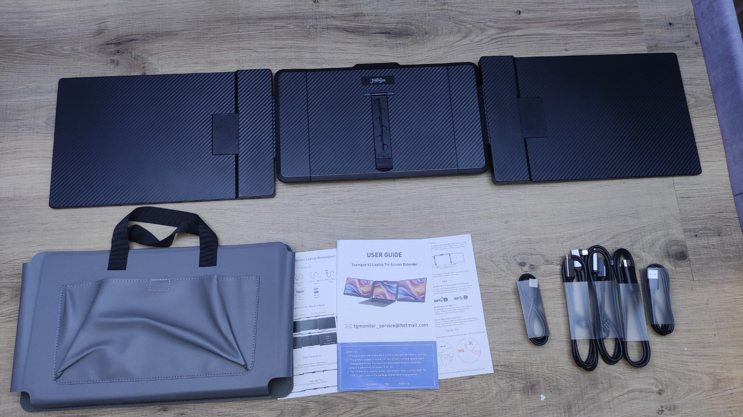 Teamgee S2 Portable Monitor Erweiterung für Laptop 14" FHD 1920x1080 HDMI USB-C