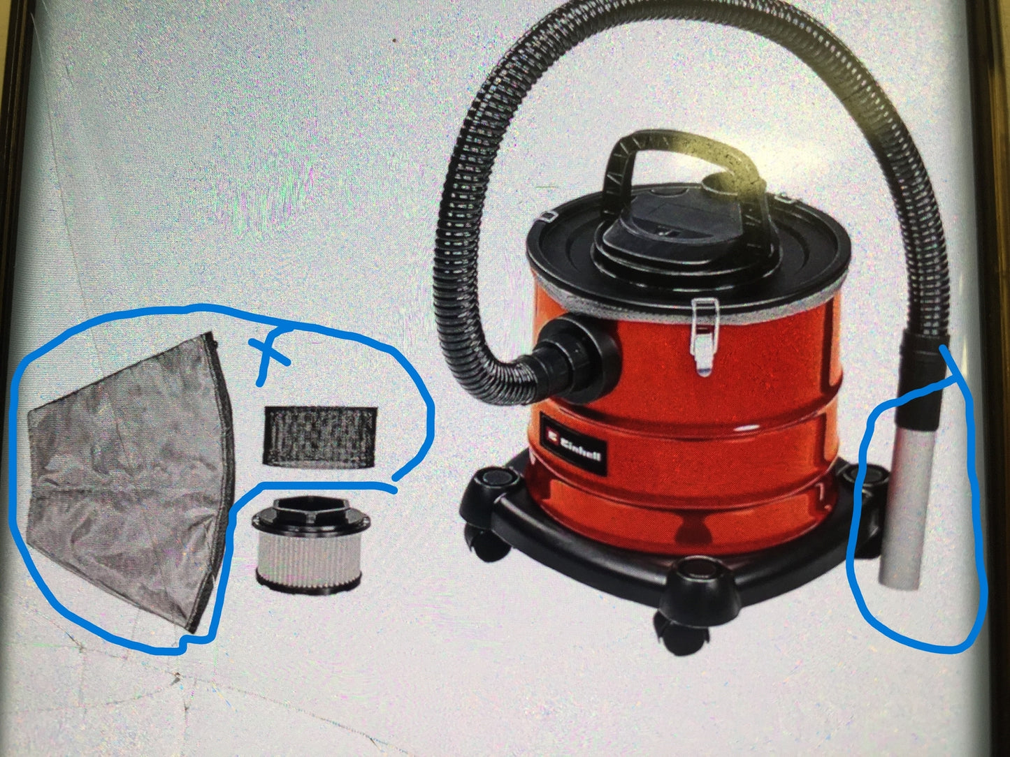 Einhell TC-AV 1720 DW ash vacuum cleaner 1250W 20l (2351666), I32150