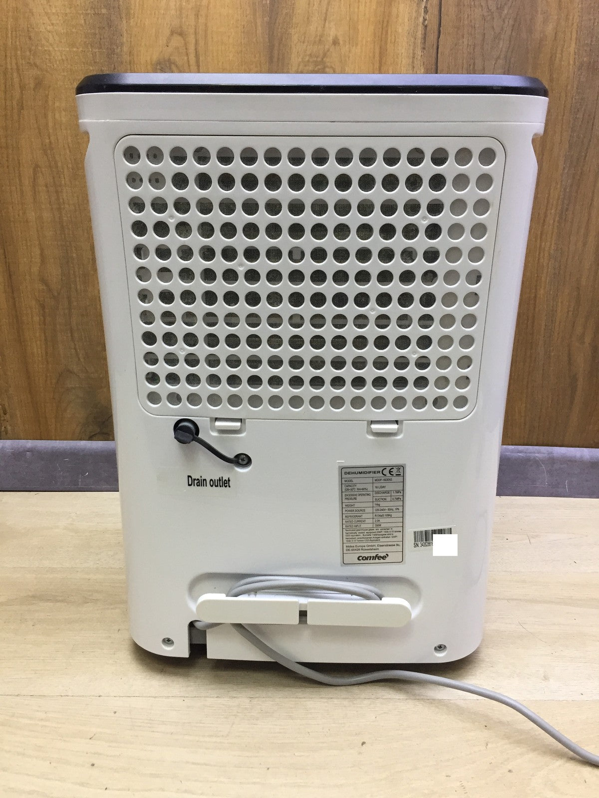 Comfee MDDF-16DEN3 dehumidifier 16L/24h approx. 80m³, I33535