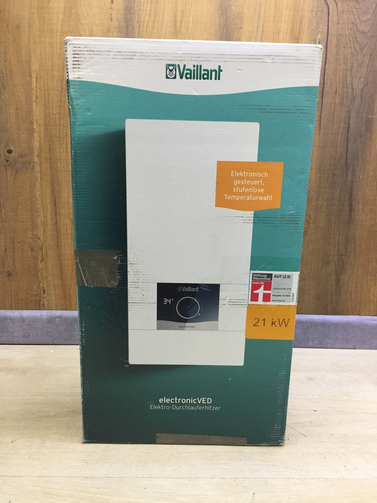 Vaillant elektronischer Durchlauferhitzer VED E 21/8, 21kW, 400V, EEK:A, I32660