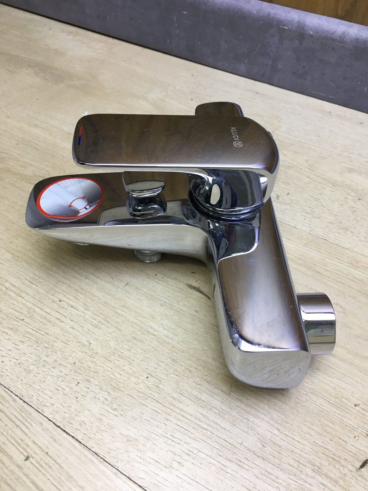 Kludi 414450575 single-lever bath and shower mixer DN 15, I31240