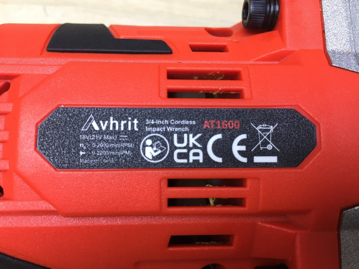 Avhrit 1600Nm Akku-Schlagschrauber AT1600, 2× 5.0Ah Akku, I33873