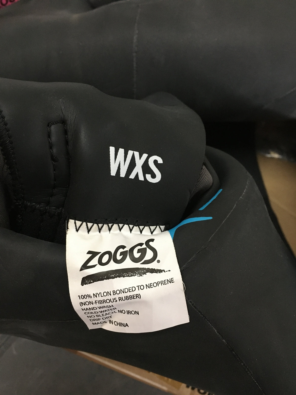 Zoggs FX3 Damen Neoprenanzug schwarz/blau Y07825
