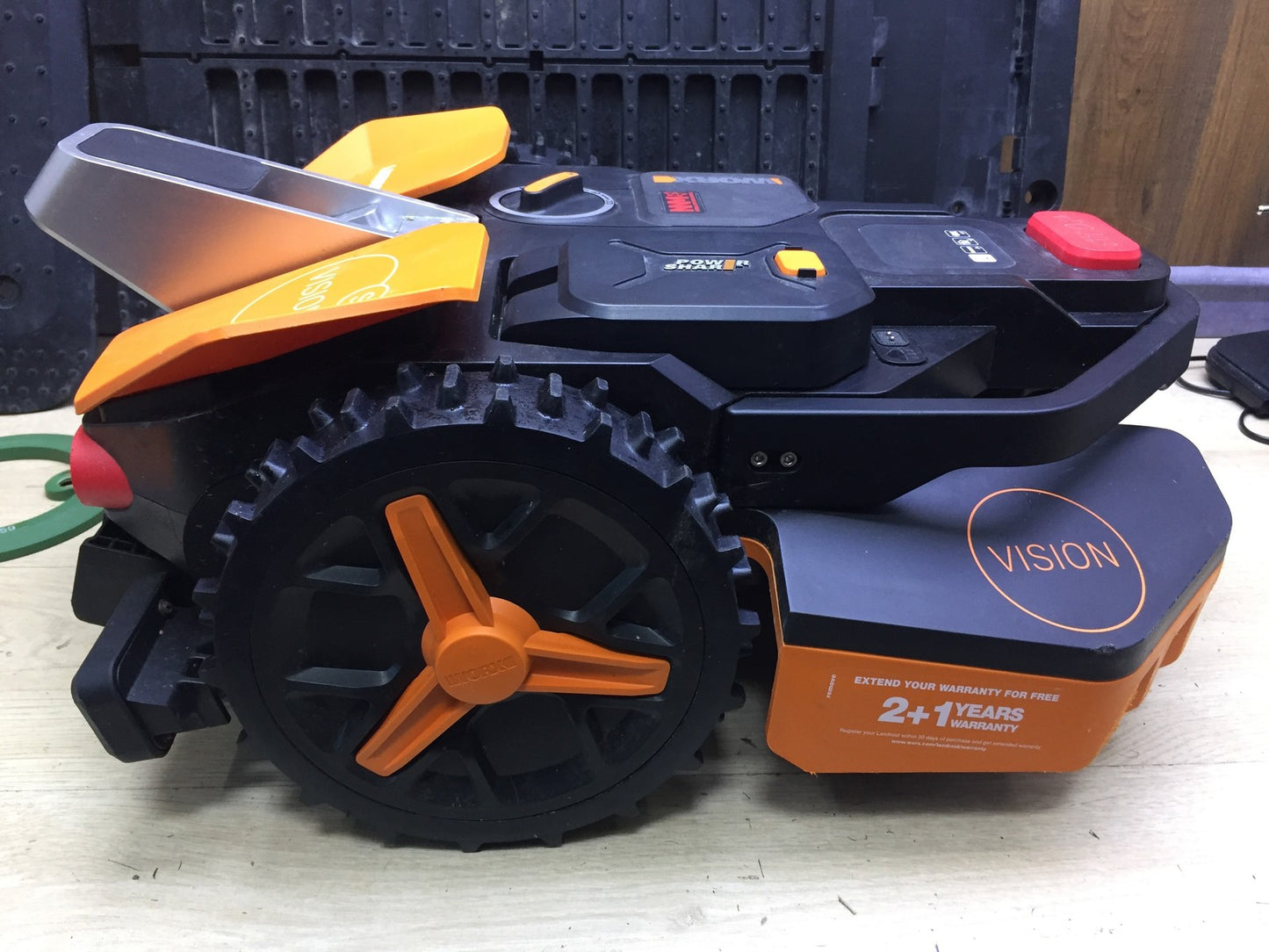 WORX Landroid Vision S250 Mähroboter WR202E, für Gärten bis 250m², I33578