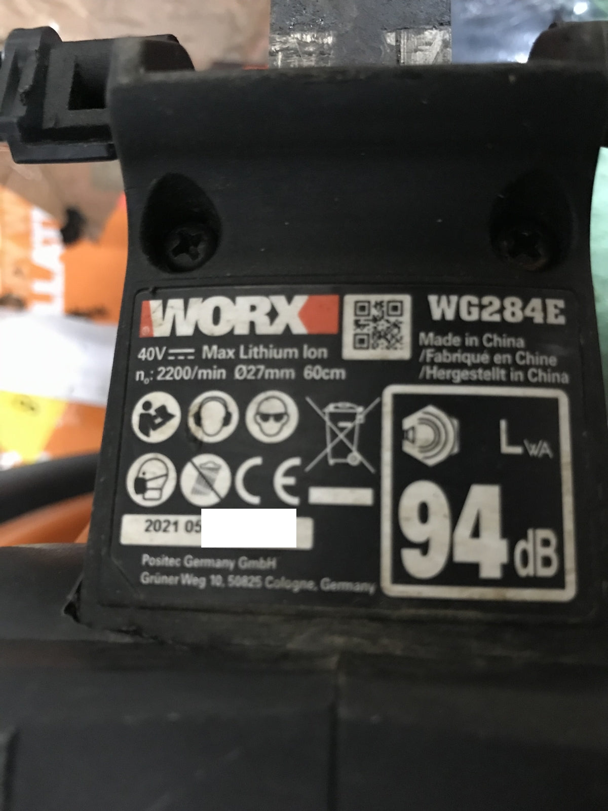 WORX WG284E Akku-Heckenschere 40V, 60cm I28551