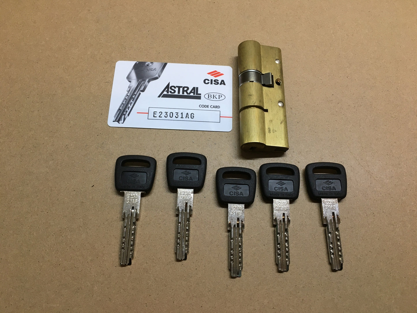 Cisa Astral Schließzylinder S 30 x 50, I29709