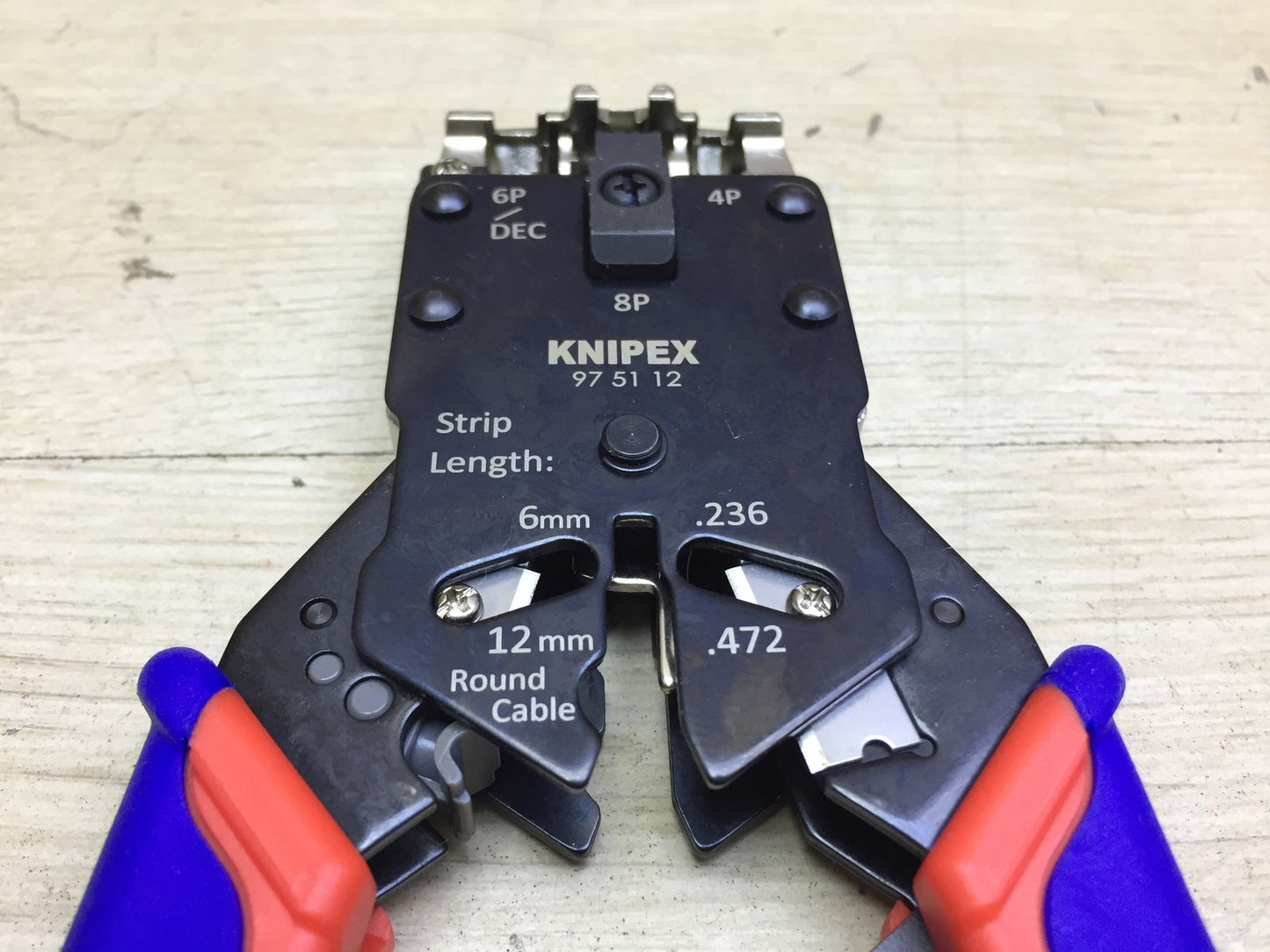 KNIPEX 975112 Crimping pliers for Western plugs, I33162