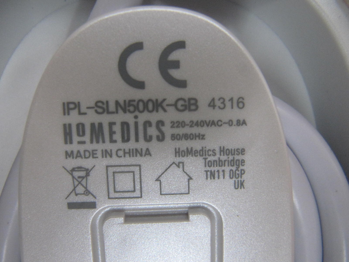HoMedics IPL-SLN500K-EU Duo Salon-System IPL-Haarenfernung Rechnung V08473