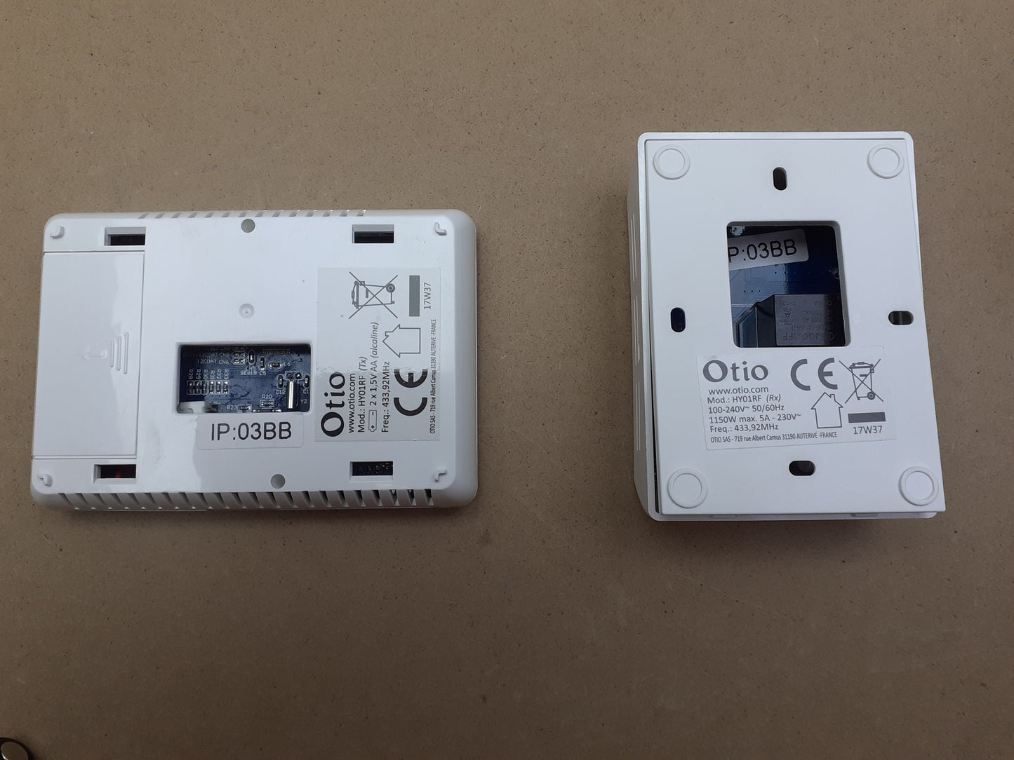 Otio 840225 Thermostat programmierbar kabellos 7 Wochenprogramme, I05594