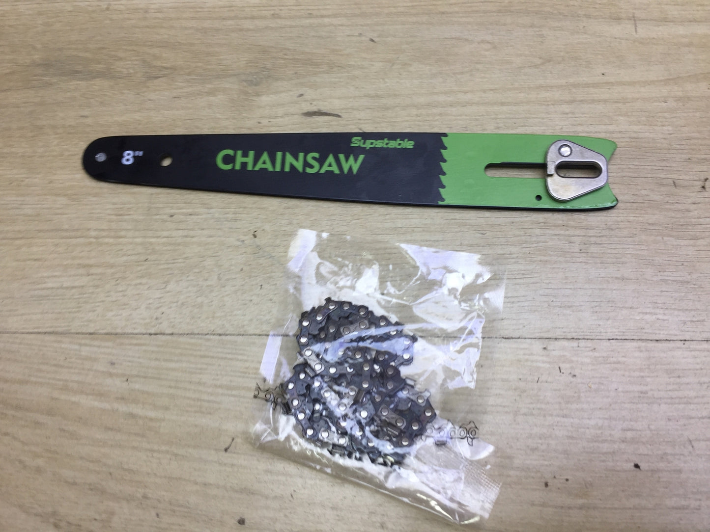 Supstable 10C13S mini chainsaw with 2x batteries, 8 inches, I31594