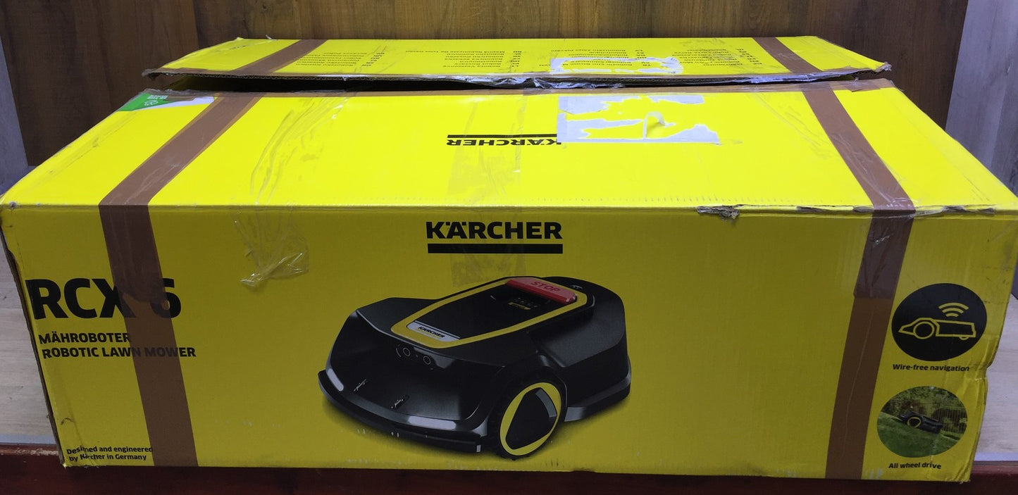 Kärcher RCX 6 robotic lawnmower Performance up to 3,000 m² All-wheel drive GPS RTK camera